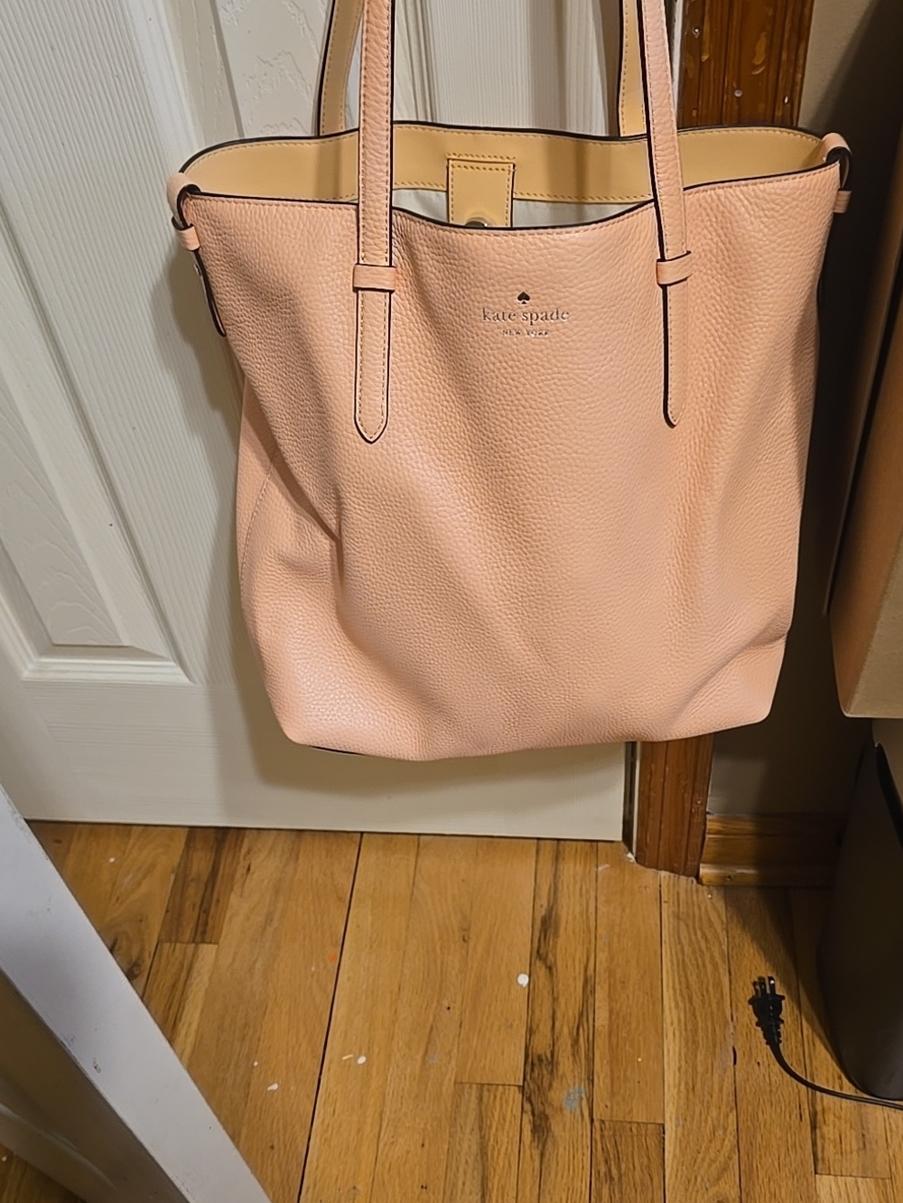 kate spade Pebbled Blush Pink Leather Tote